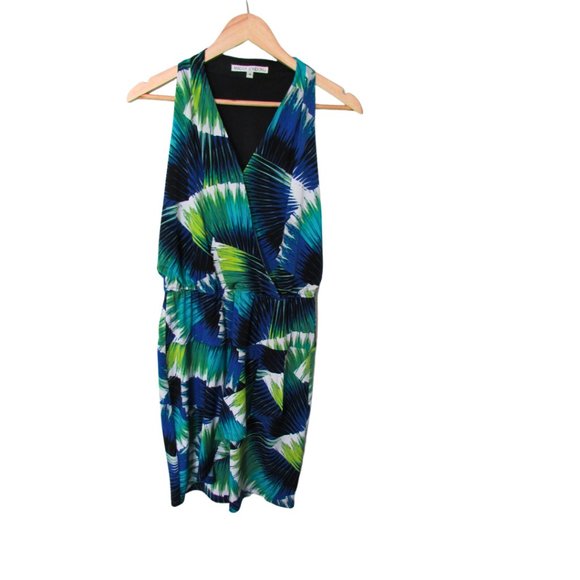 Maggy London Dresses & Skirts - Maggie London Multi Color Wrap Top Summer Dress